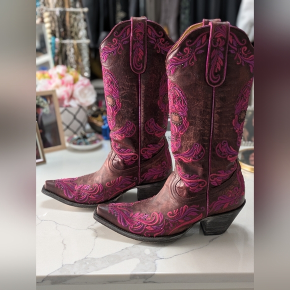 Old Gringo Shoes - Old Gringo Dulce Calavera Skull Boots 7B